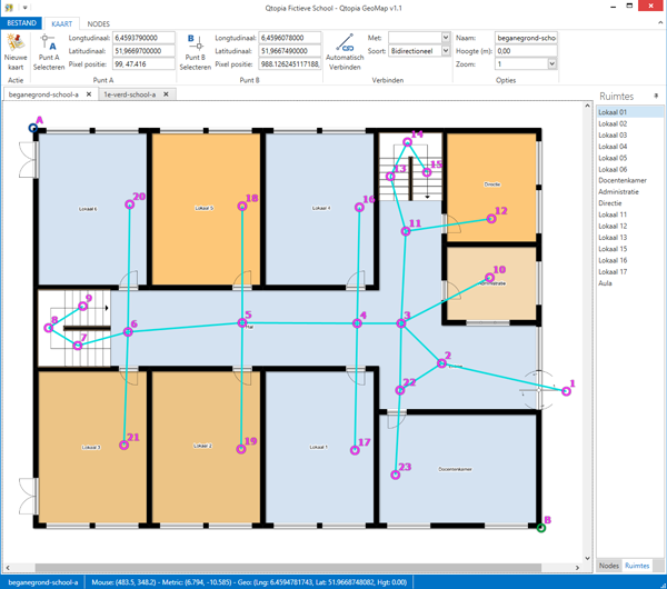 GeoMap — digitale plattegrond van uw gebouw